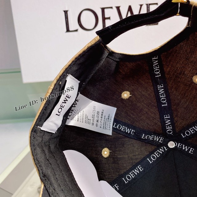 Loewe羅意威2022春夏新款滿繡logo夏季棒球帽 男女同款跑步遮陽防曬鴨舌帽 mmyj3158